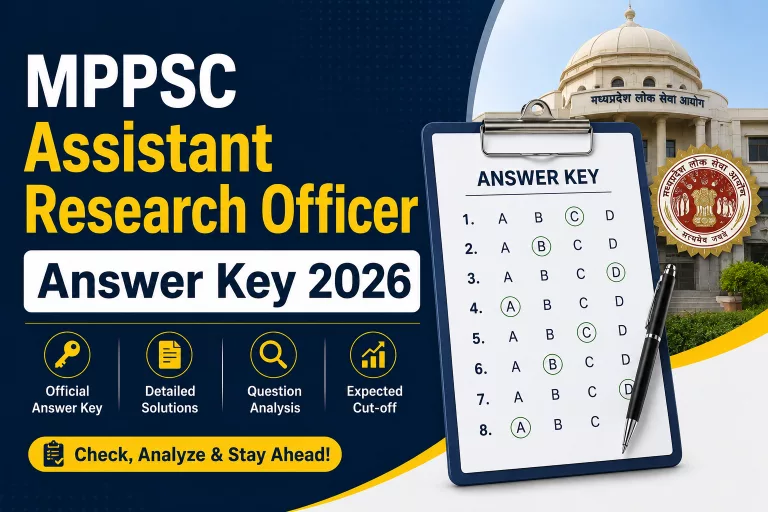 MPPSC Assistant Research Officer Answer Key 2026