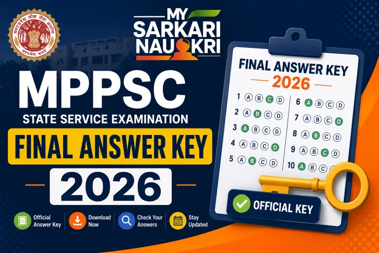 MPPSC SSE Final Answer Key 2026