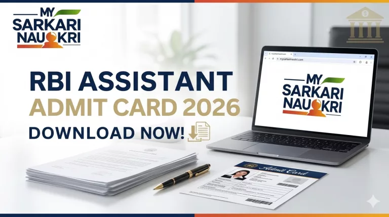 RBI Assistant Mains Admit Card 2026