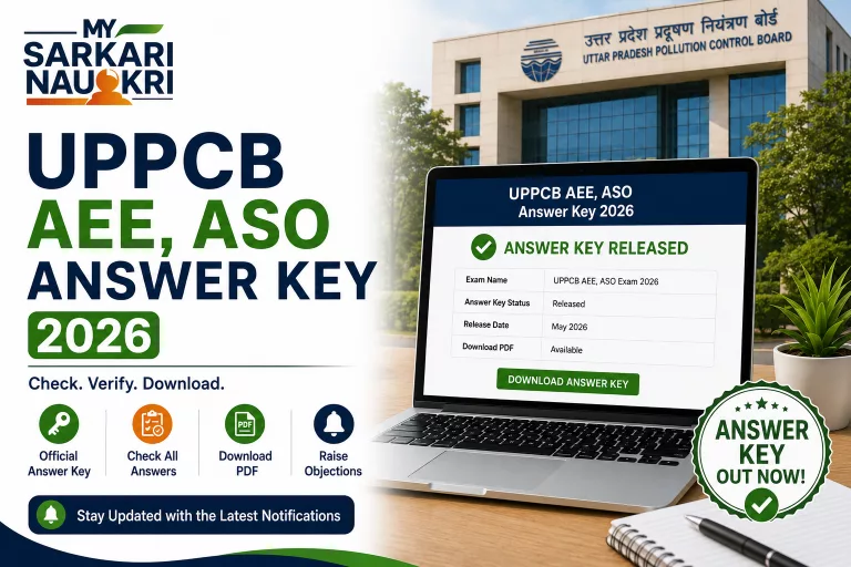 UPPCB AEE, ASO Answer Key 2026