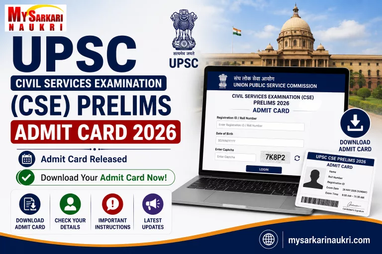 UPSC CSE Prelims Admit Card 2026