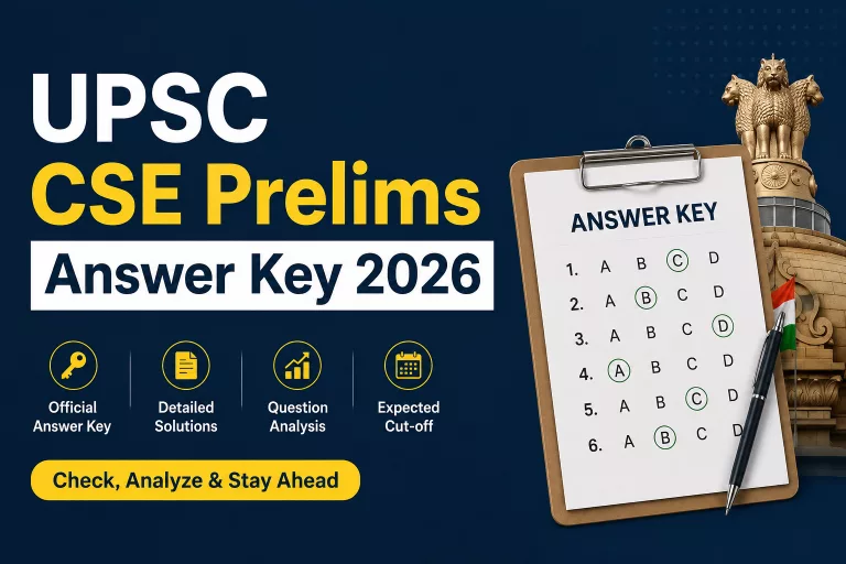 UPSC CSE Prelims Answer Key 2026