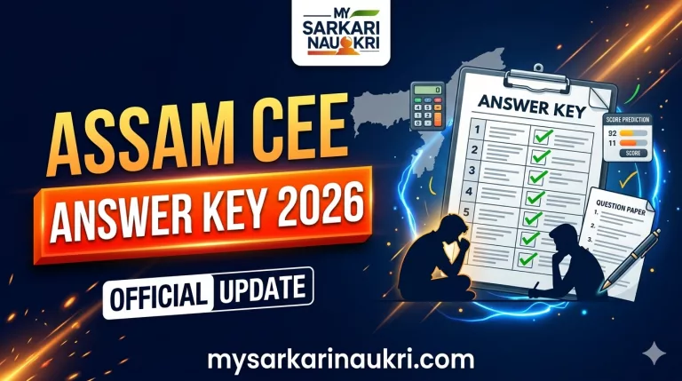 Assam CEE Answer Key 2026