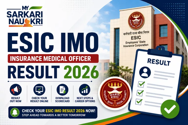 ESIC IMO Result 2026