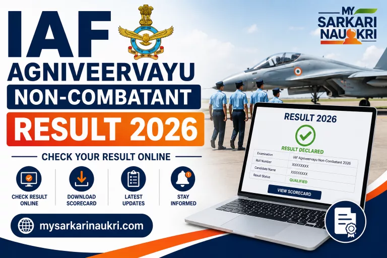 IAF Agniveervayu Non-Combatant Result 2026