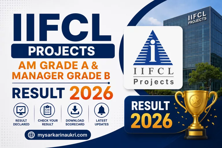 IIFCL Projects AM Grade A & Manager Grade B Result 2026