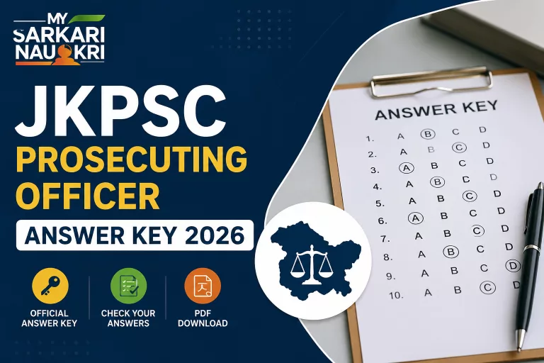 JKPSC Prosecuting Officer Answer Key 2026