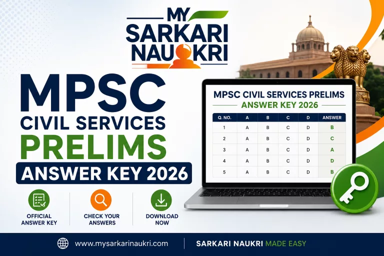 MPSC Civil Services Prelims Answer Key 2026