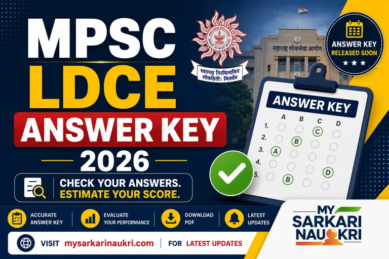 MPSC LDCE Final Answer Key 2026