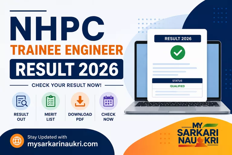NHPC Trainee Engineer Result 2026