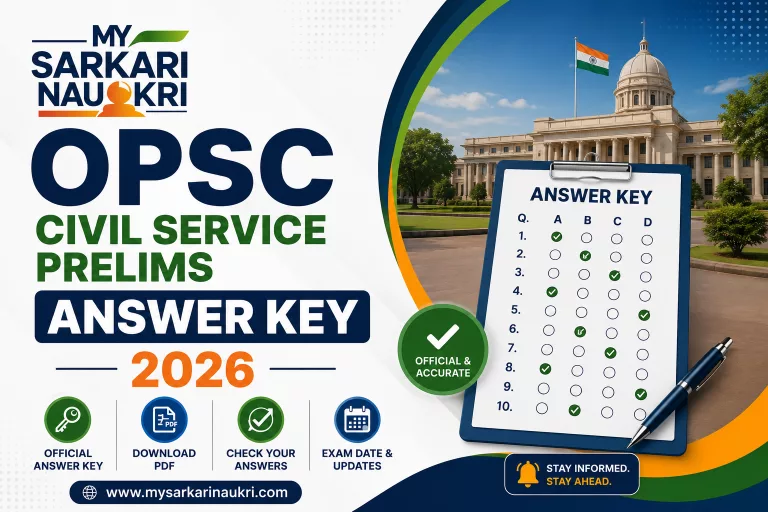 OPSC Civil Service Prelims Answer Key 2026