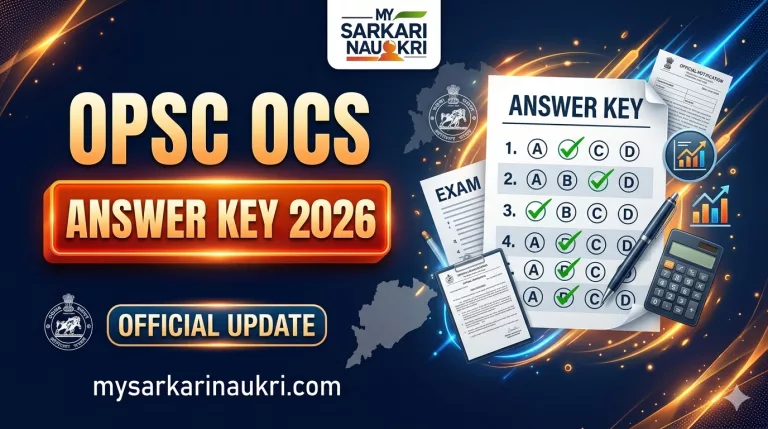OPSC OCS Answer Key 2026