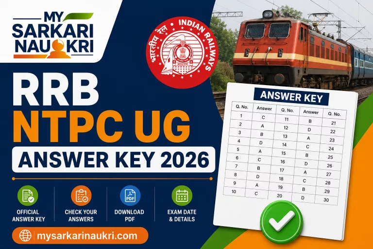 RRB NTPC UG Answer Key 2026