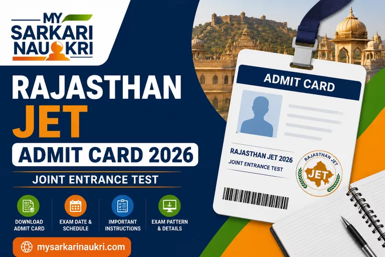 Rajasthan JET Admit Card 2026