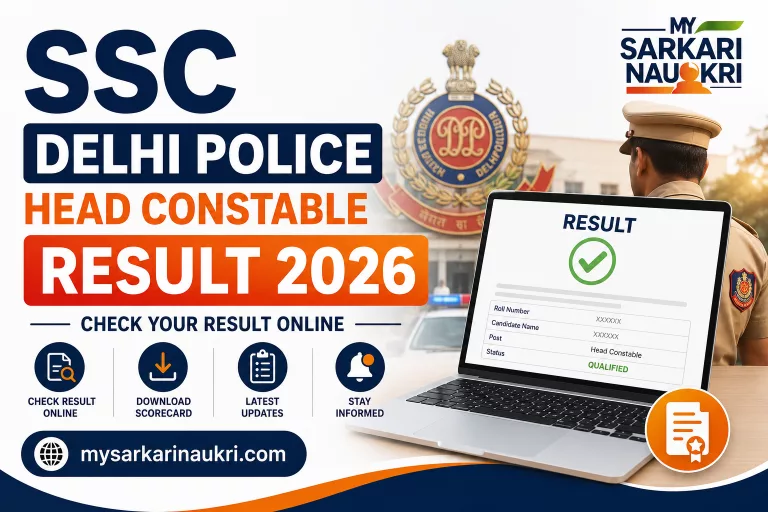 SSC Delhi Police Head Constable Result 2026