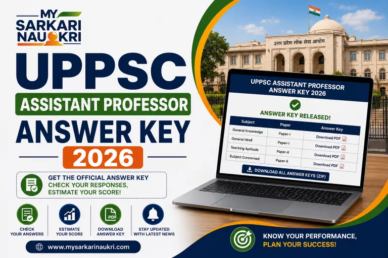 UPPSC Assistant Professor Answer Key 2026