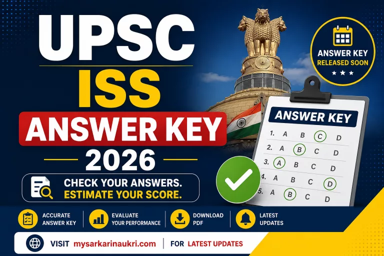 UPSC Indian Statistical Service (ISS) Answer Key 2026