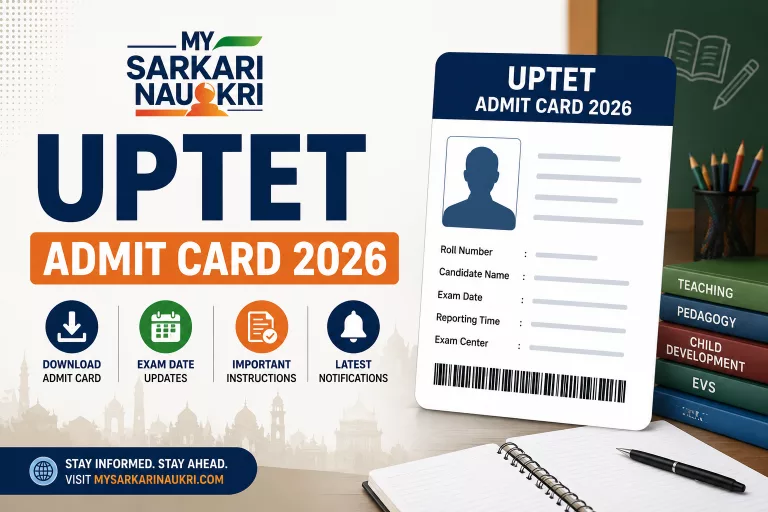 UPTET Admit Card 2026