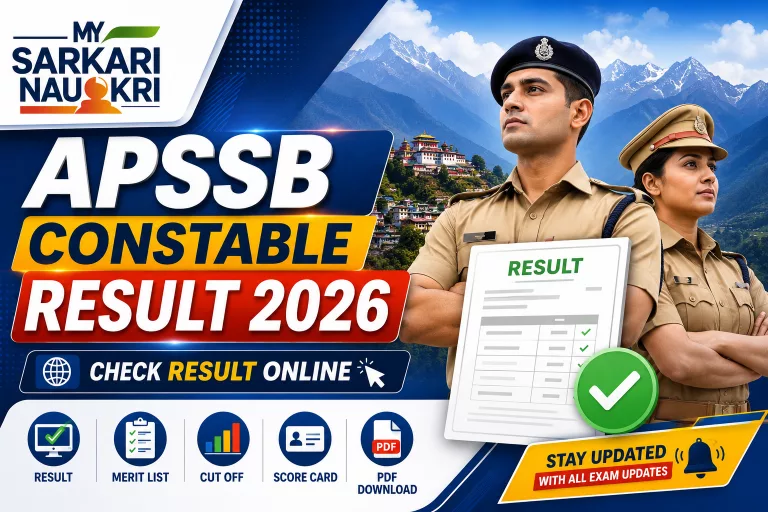 APSSB Constable Result 2026