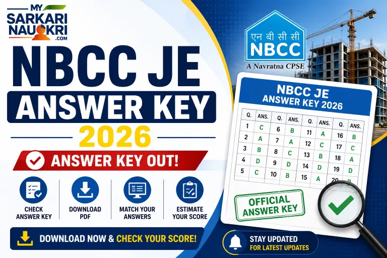 NBCC JE Answer Key 2026