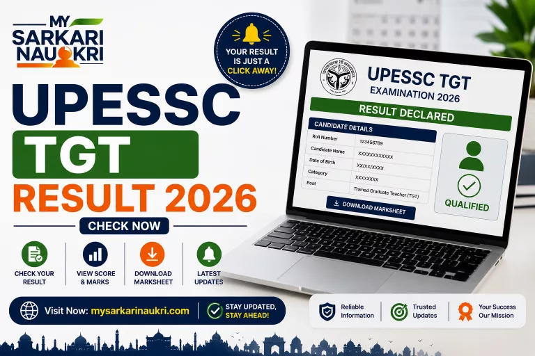 UPESSC TGT Result 2026