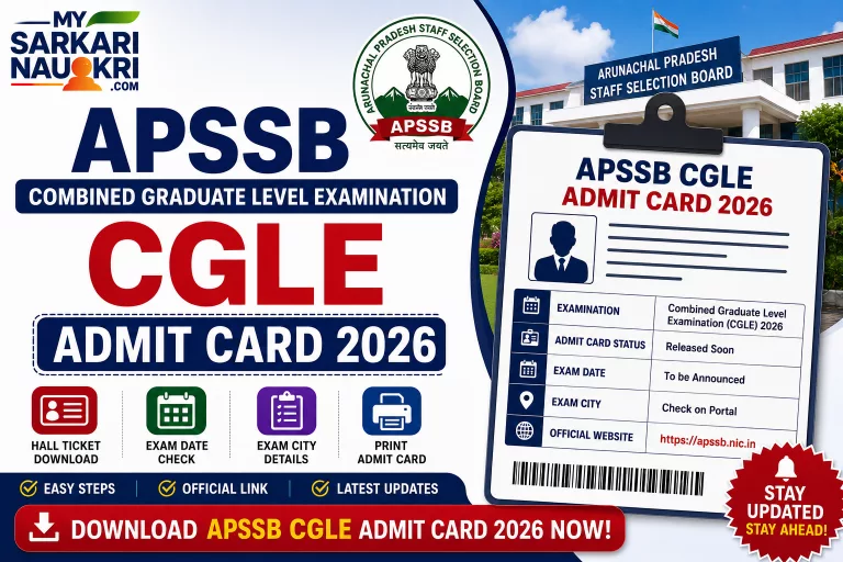 APSSB CGLE Admit Card 2026