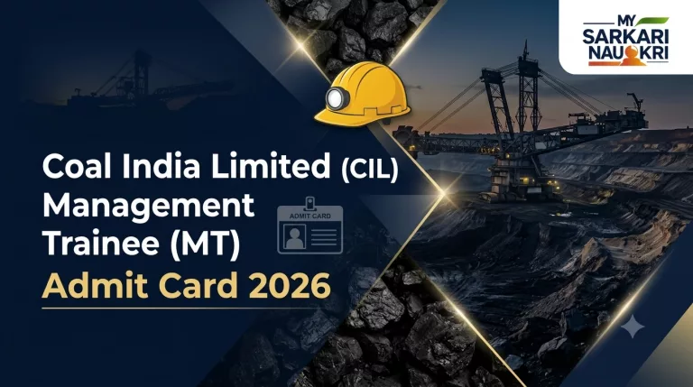 CIL MT Admit Card 2026