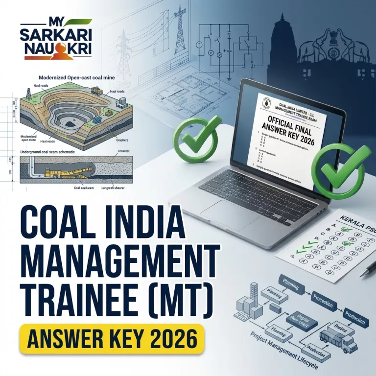 Coal India Management Trainee (MT) Answer Key 2026