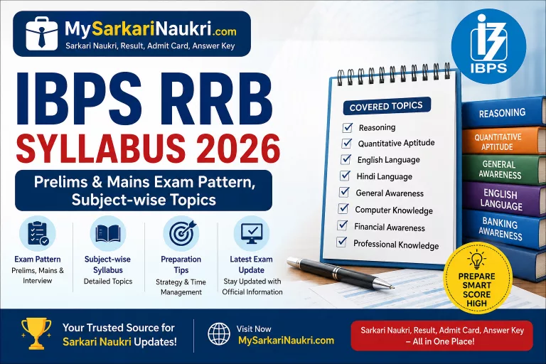 IBPS RRB Syllabus
