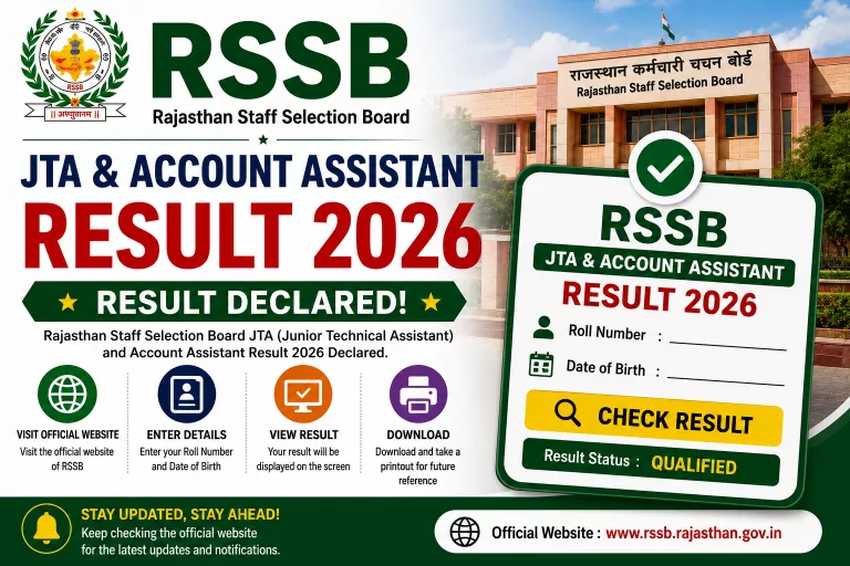 RSSB JTA and Account Assistant Result 2026