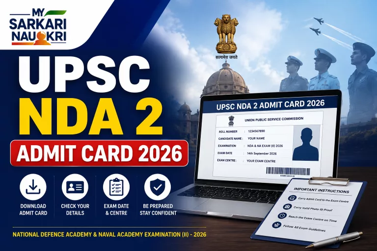 UPSC NDA 2 Admit Card 2026