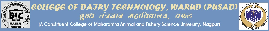 College Of Dairy Technology Warud