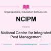 National Centre For Integrated Pest Management