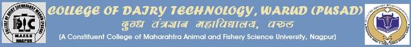 College Of Dairy Technology Warud Logo