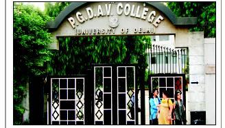 Pgdav College  Logo