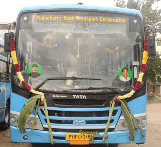 Pondicherry Road Transport Corporation (PRTC) Logo