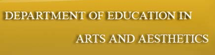 Department of Education in Arts and Aesthetics Logo