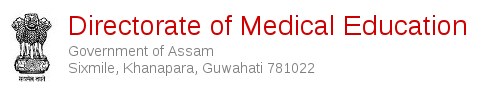 Directorate of Medical Education Assam