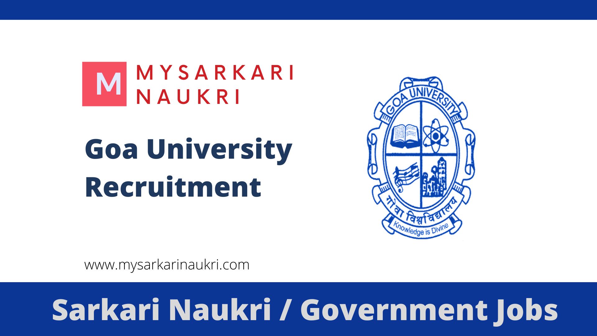 Goa Course Logo Goa University Logo