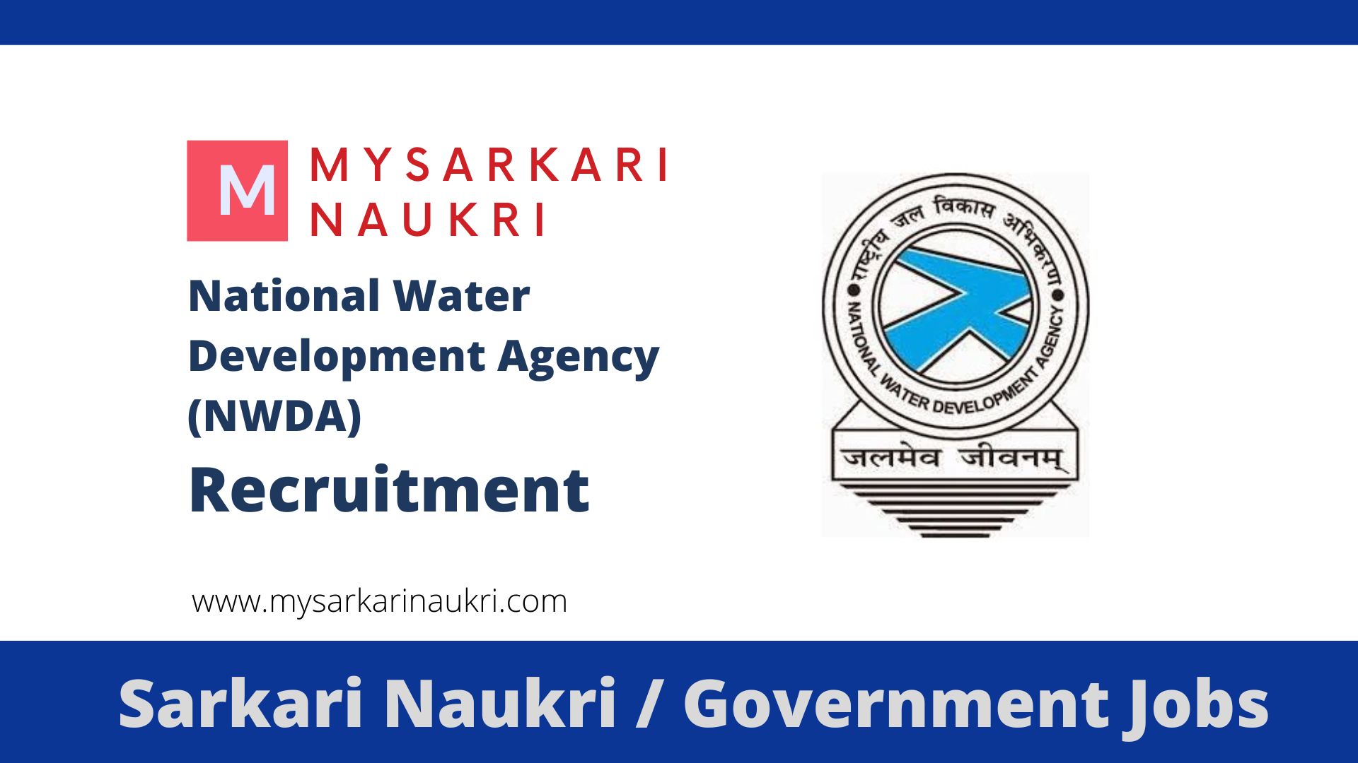 NWDA Recruitment 2023 For 40 Junior Engineer and Various Posts -  MySarkariNaukri.com