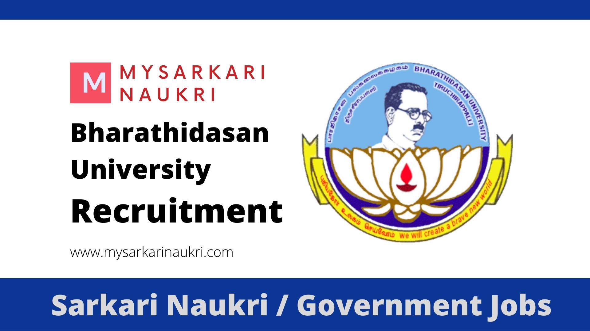Bharathidasan University Recruitment 2022 for Research Associate -  