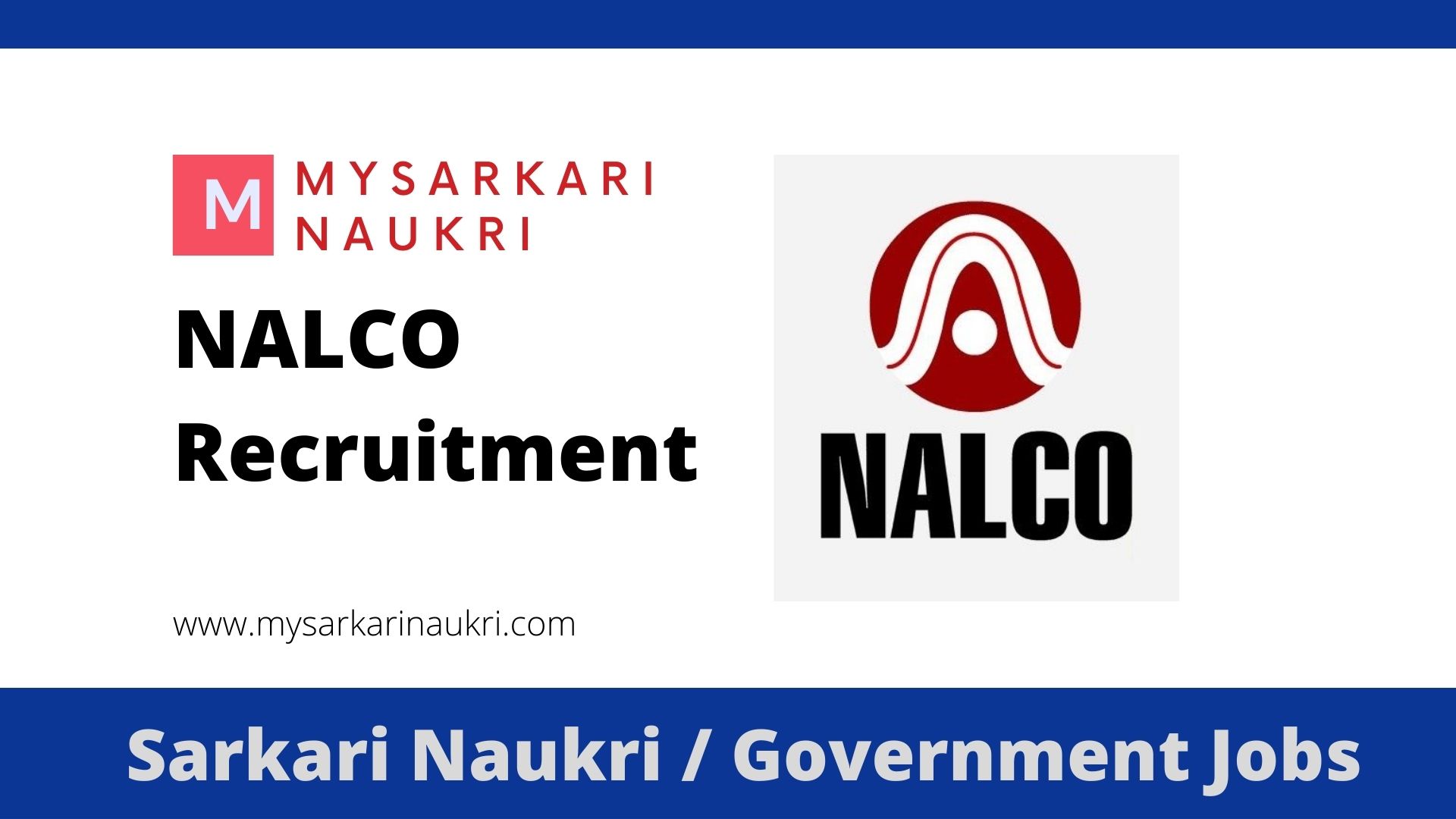 NALCO Recruitment 2023 nalcoindia.com National Aluminium Company Jobs