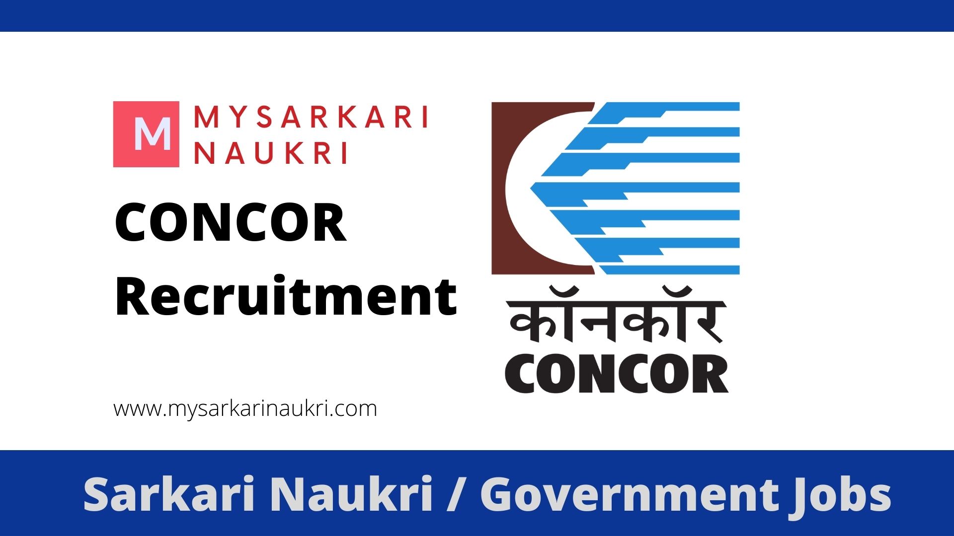 CONCOR Recruitment 2022 for Director - MySarkariNaukri.com