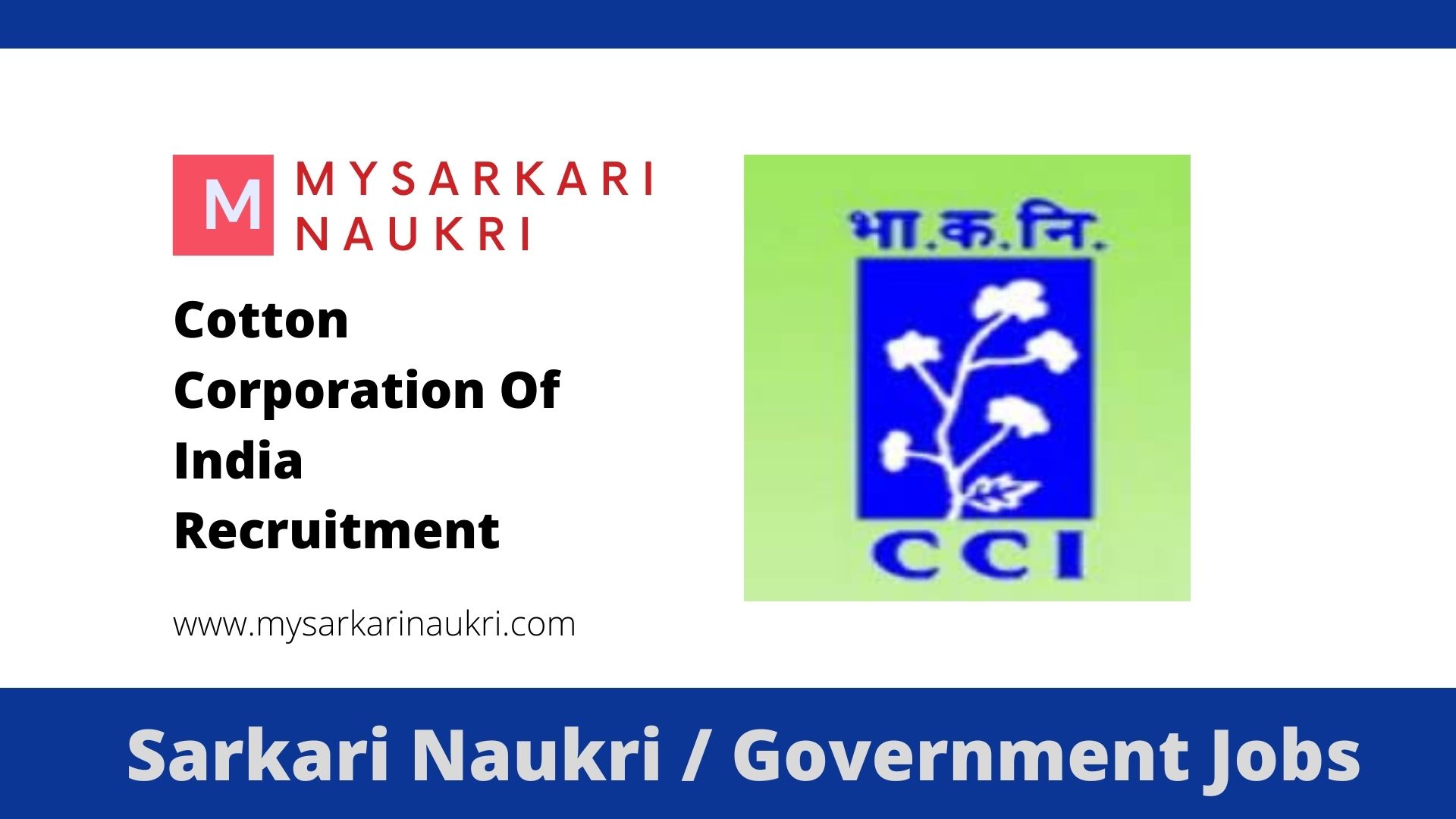 Cotton Corporation Of India Recruitment 2024 For Lab Assistant