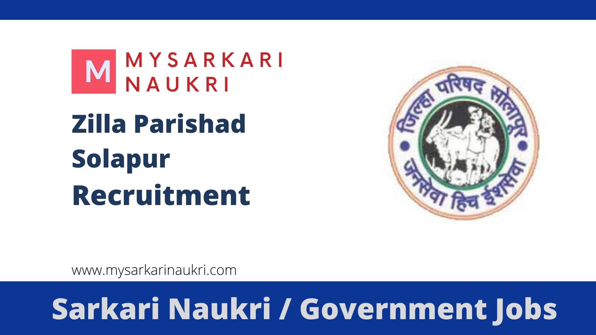 ZP Solapur Recruitment 2024 zpsolapur.gov.in Zilla Parishad Solapur