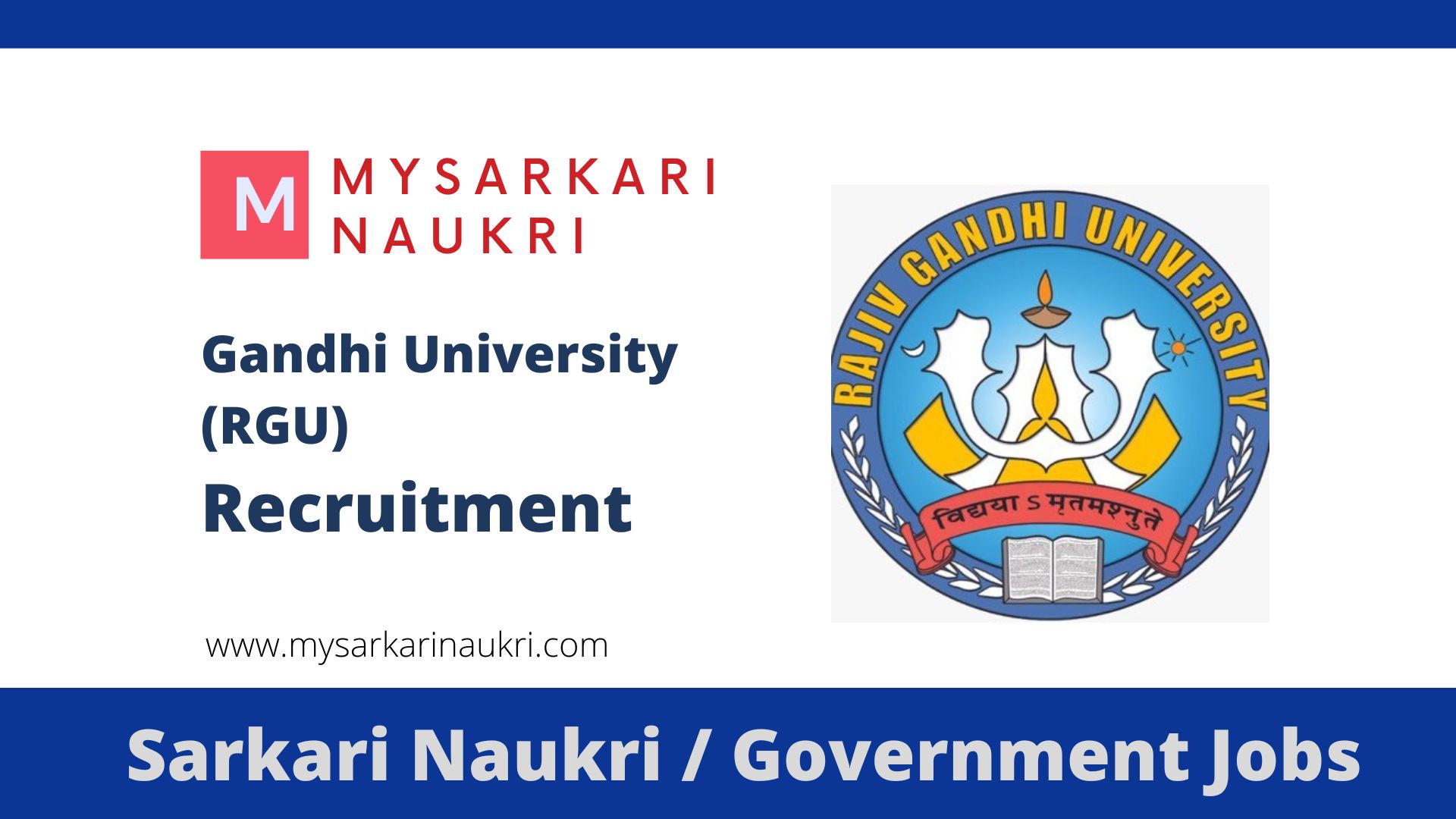 Rajiv Gandhi University Recruitment 2026: Career Guide & Vacancy ...