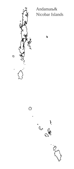 Andaman Nicobar Map